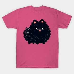 Black Pomeranian T-Shirt